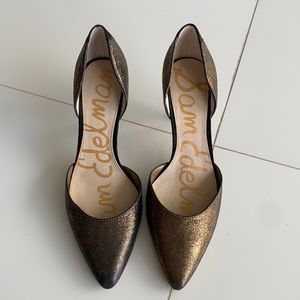 Sam Edelman Broze heels 7.5 $25 or best offer